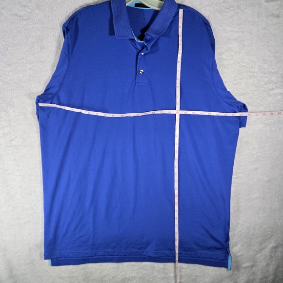 Greyson Golf Polo Performance Size XL Extra Large Blue Stretchy Men - Picture 6 of 9